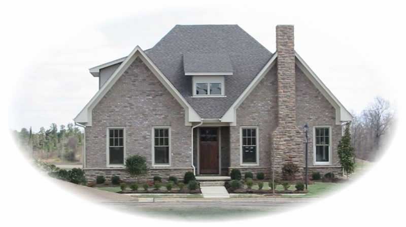 Front view of Craftsman home (ThePlanCollection: House Plan #170-3278)