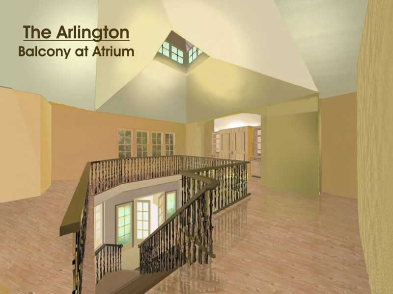 Balcony of this 3-Bedroom, 3249 Sq Ft Plan - 170-3293