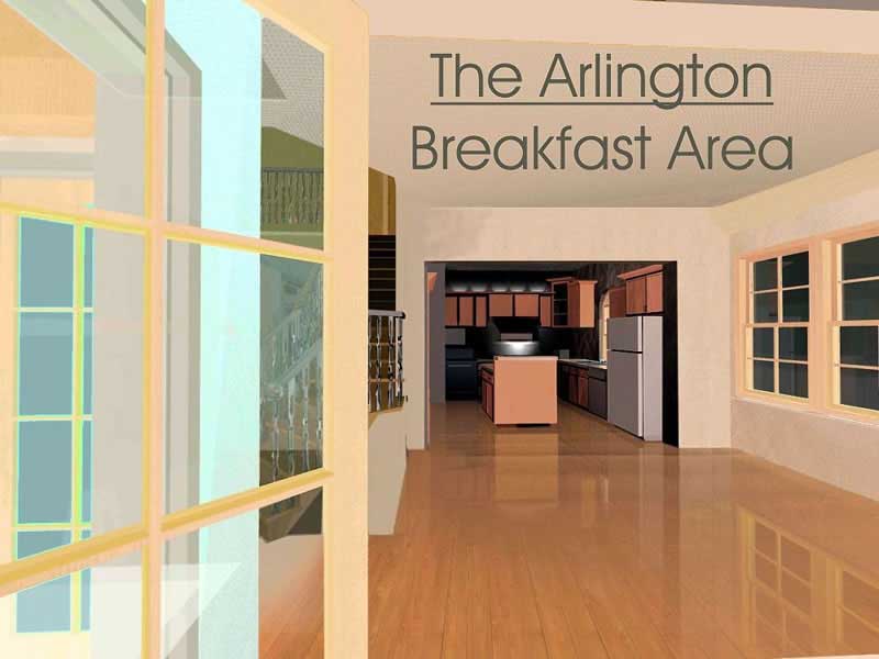 Kitchen: Breakfast Nook of this 3-Bedroom, 3249 Sq Ft Plan - 170-3293