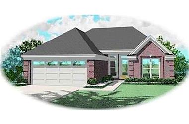 3-Bedroom, 1200 Sq Ft Contemporary Home Plan - 170-3299 - Main Exterior