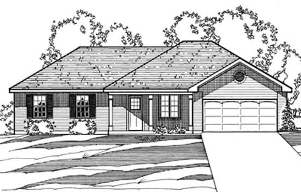 Main image for house plan # 3217