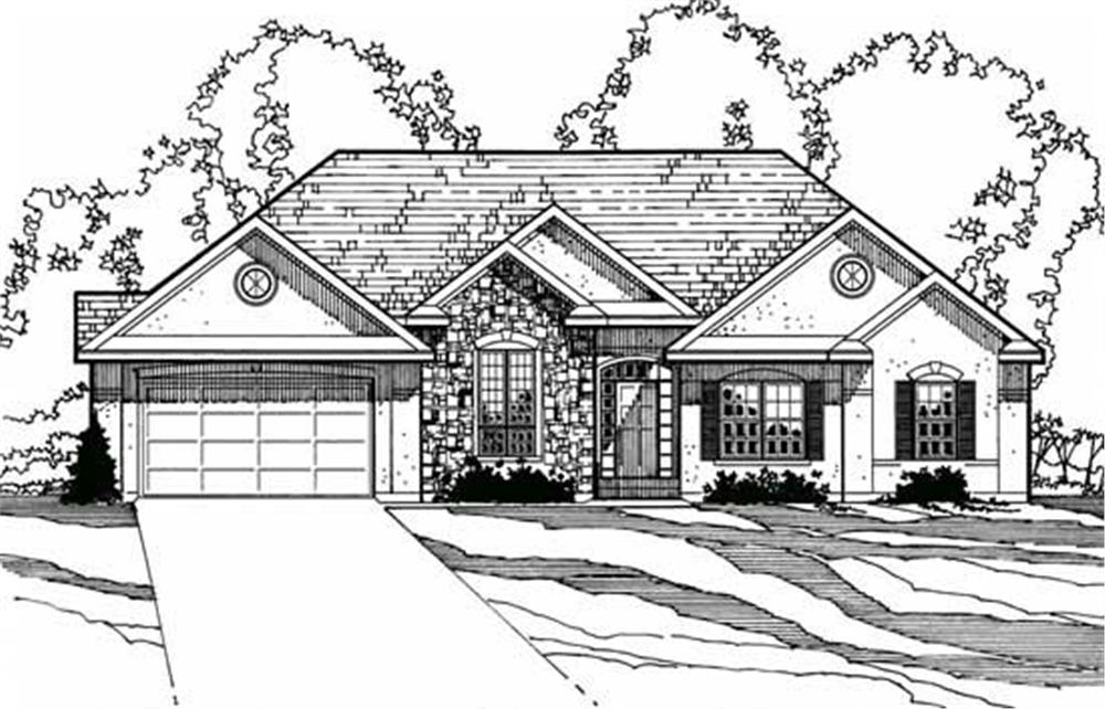 Main image for house plan # 3211