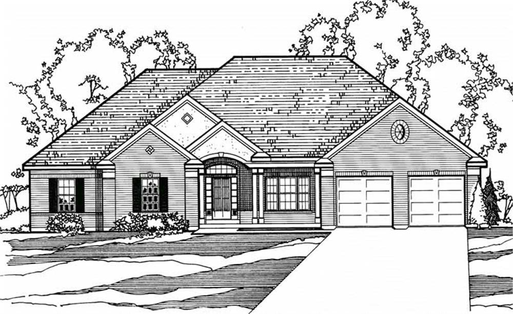 Main image for house plan # 3209