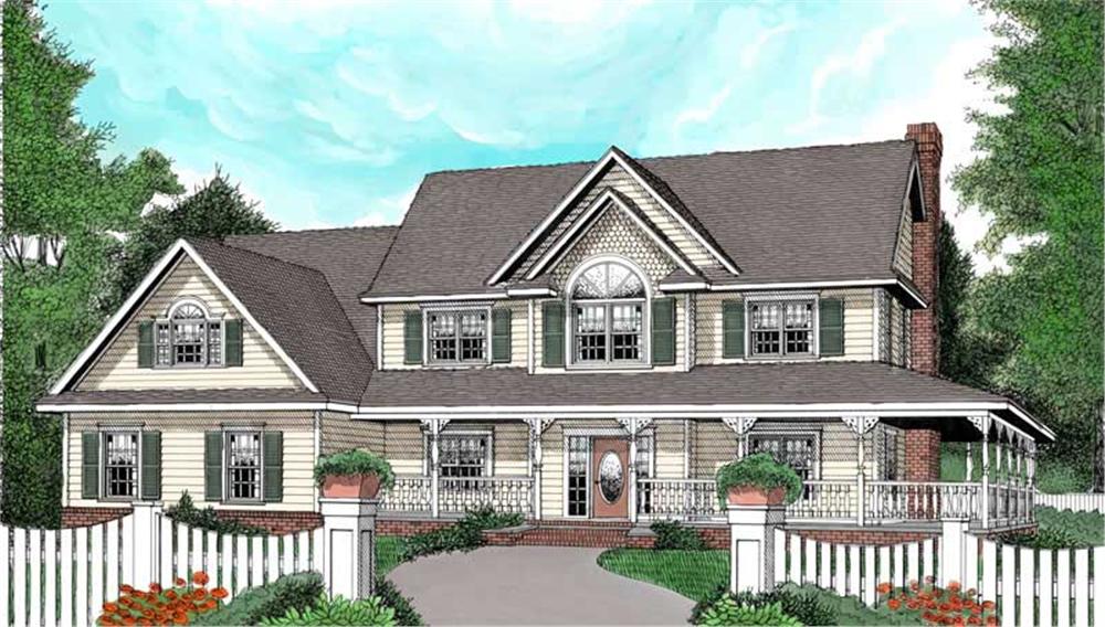 Main image for house plan # 16989