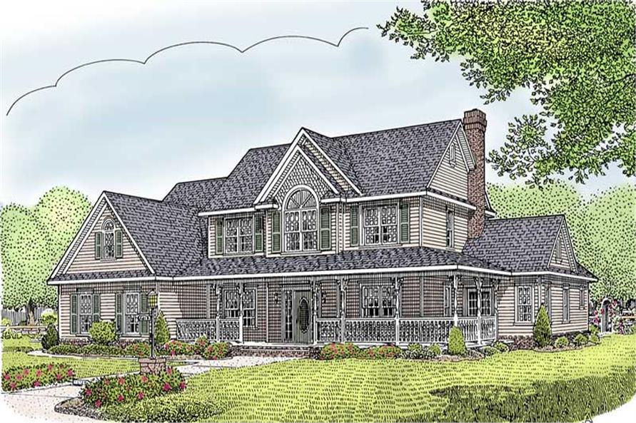 Main image for house plan # 16996