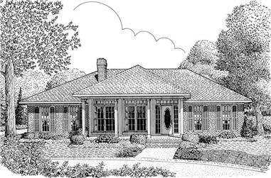 3-Bedroom, 1698 Sq Ft Contemporary Home Plan - 173-1021 - Main Exterior