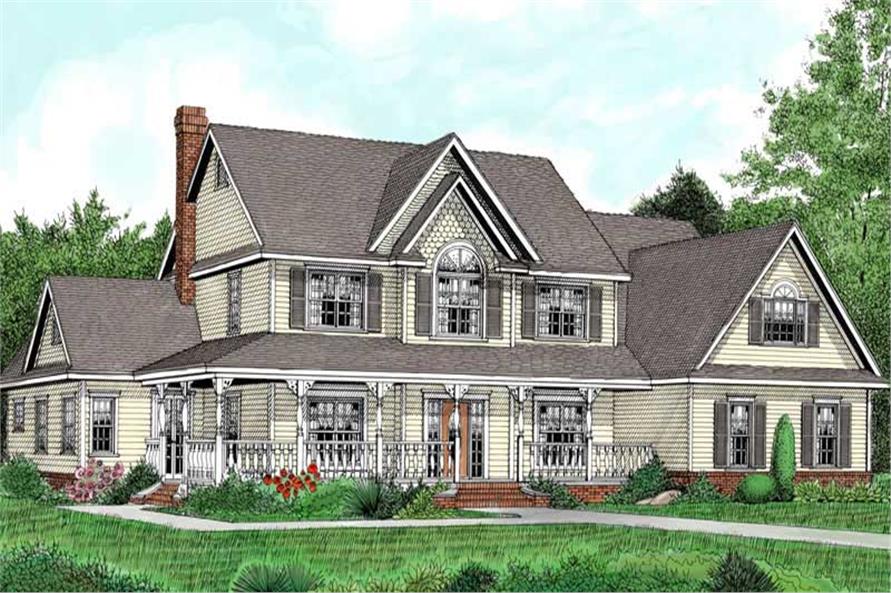 Main image for house plan # 17001