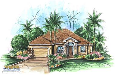 4-Bedroom, 2756 Sq Ft Contemporary Home Plan - 175-1000 - Main Exterior