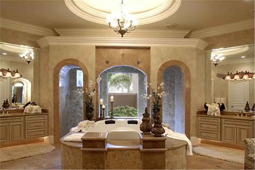 Master Bathroom of this 5-Bedroom,6780 Sq Ft Plan -6780