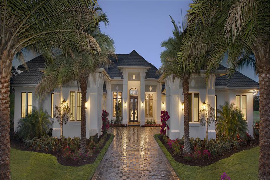 Florida Style House Plan #175-1131: 4 Bedrm, 4817 Sq Ft Home Plan