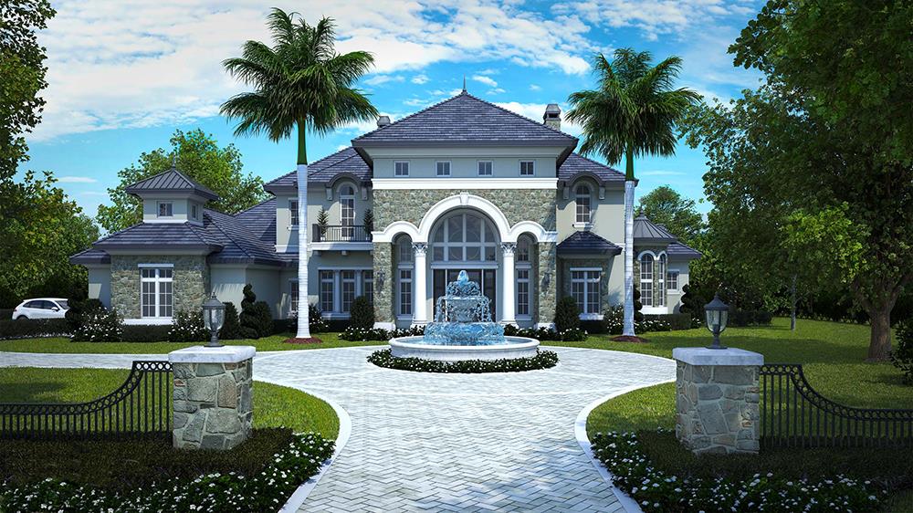 Landscaping: Garden of this 4-Bedroom, 6549 Sq Ft Plan - 175-1254