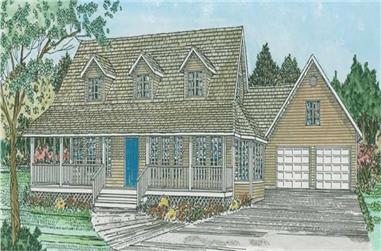 3-Bedroom, 2577 Sq Ft Colonial House Plan - 177-1010 - Front Exterior