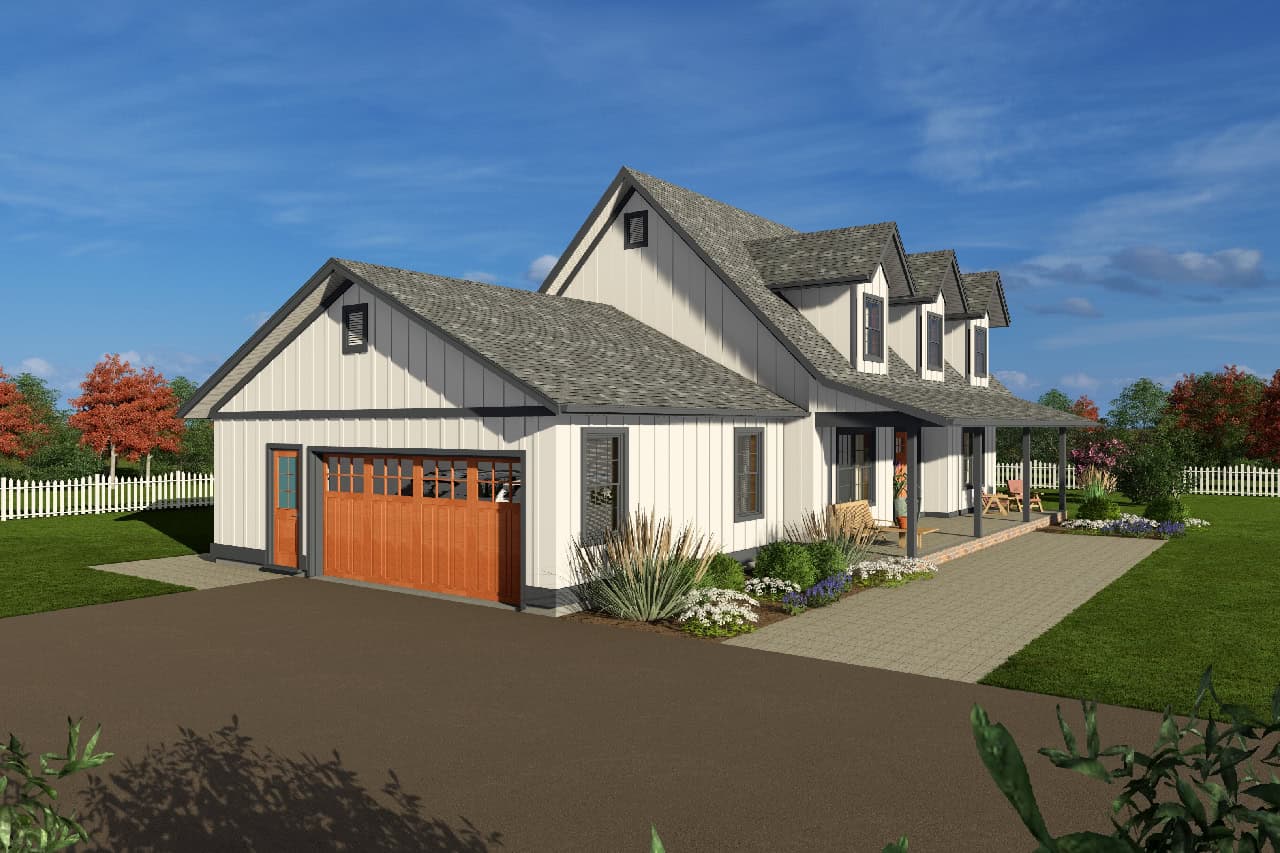 Left Side View of this 3-Bedroom,2061 Sq Ft Plan -177-1031