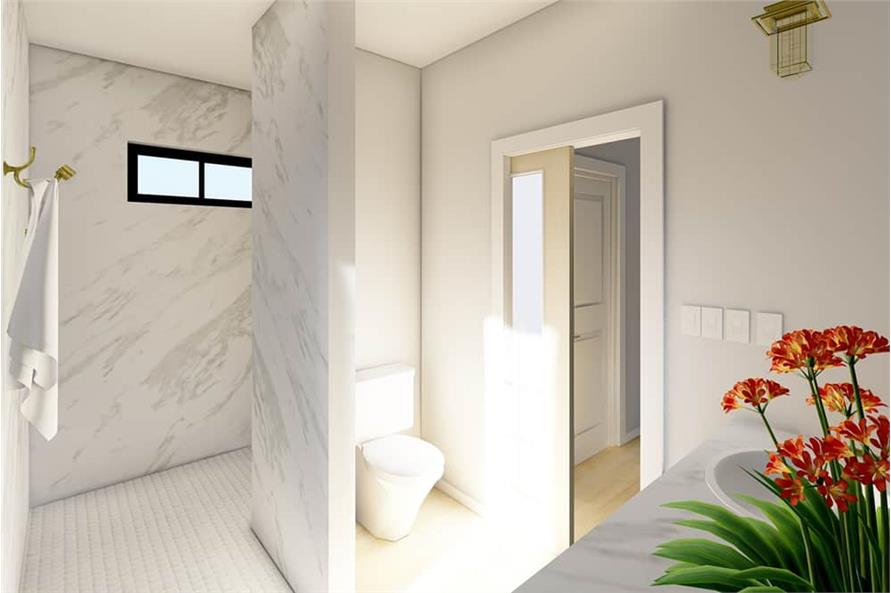 177-1060: Home Interior Photograph-Master Bathroom: Shower