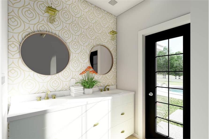 177-1060: Home Interior Photograph-Master Bathroom: Sink/Vanity