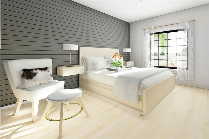 Master Bedroom of this 2-Bedroom,1232 Sq Ft Plan -177-1060