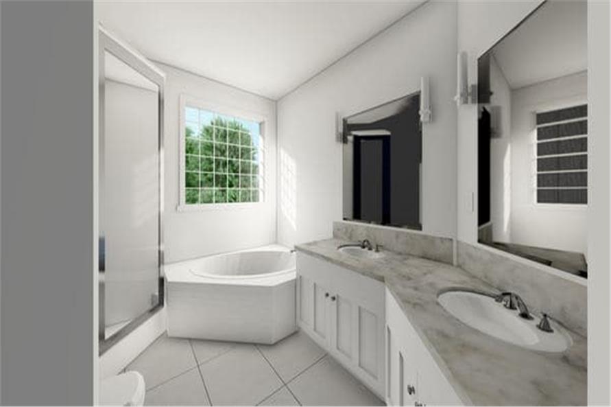Master Bathroom of this 3-Bedroom,1597 Sq Ft Plan -177-1061
