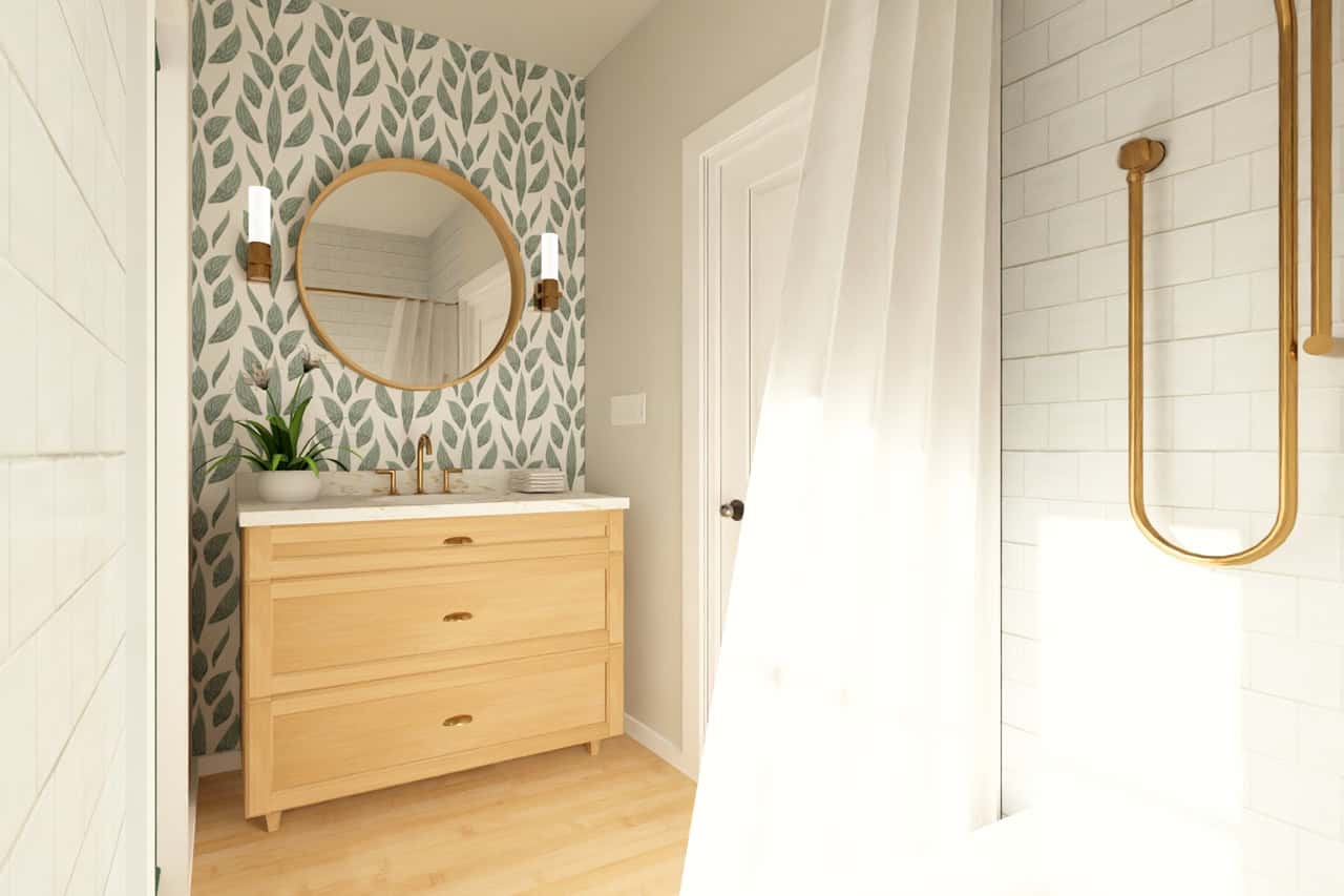 Bathroom of this 3-Bedroom,1360 Sq Ft Plan -177-1081