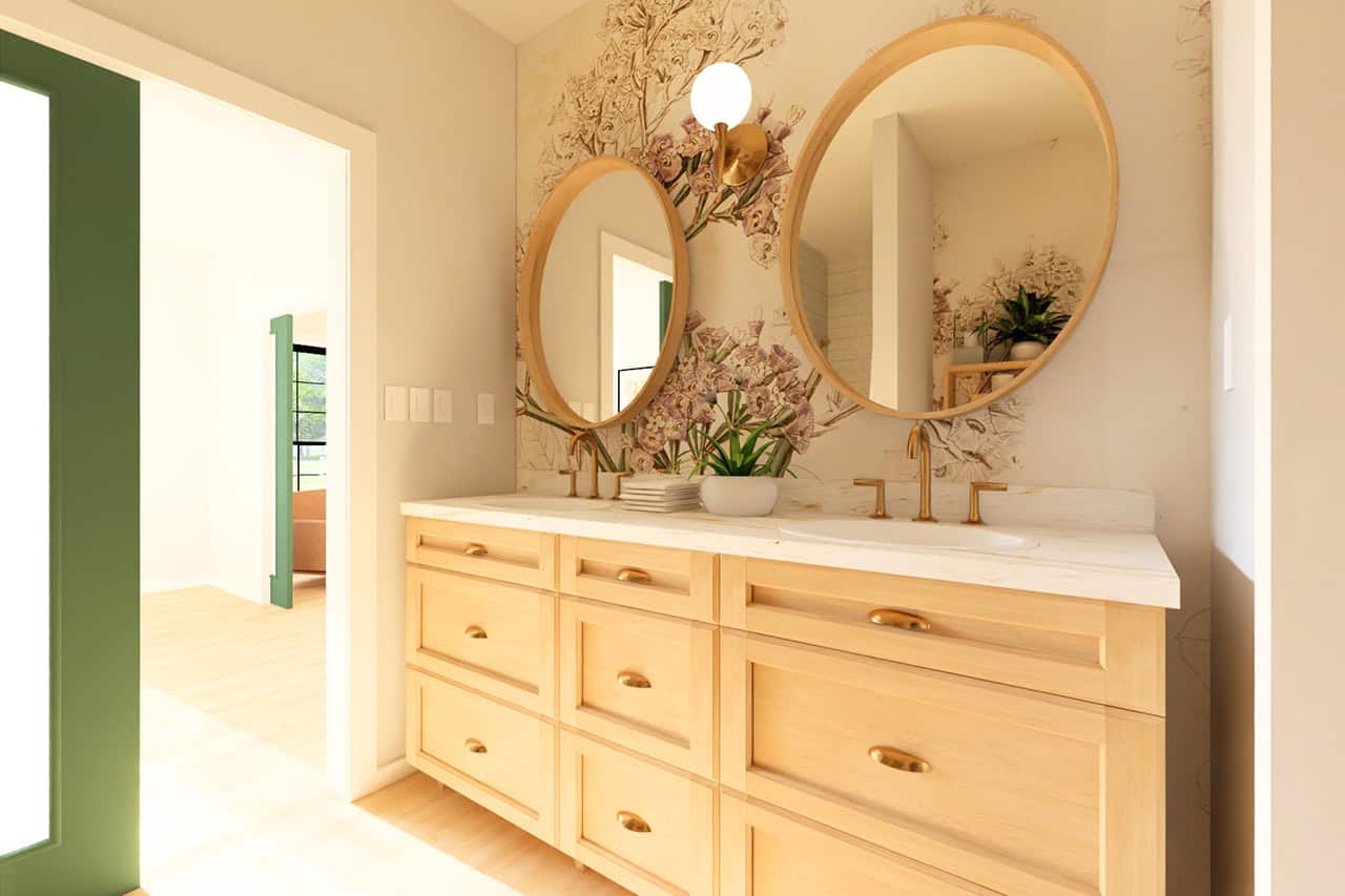 Master Bathroom of this 3-Bedroom,1360 Sq Ft Plan -177-1082