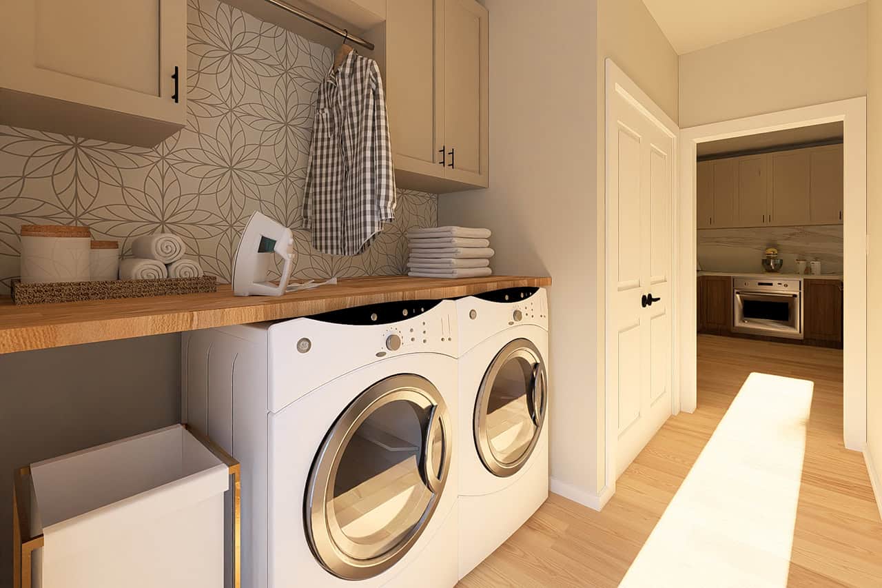 Mudroom of this 2-Bedroom,988 Sq Ft Plan -177-1083