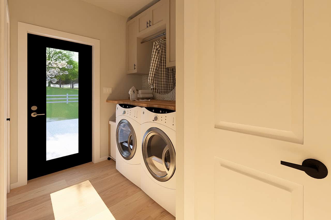 Mudroom of this 2-Bedroom,988 Sq Ft Plan -177-1083