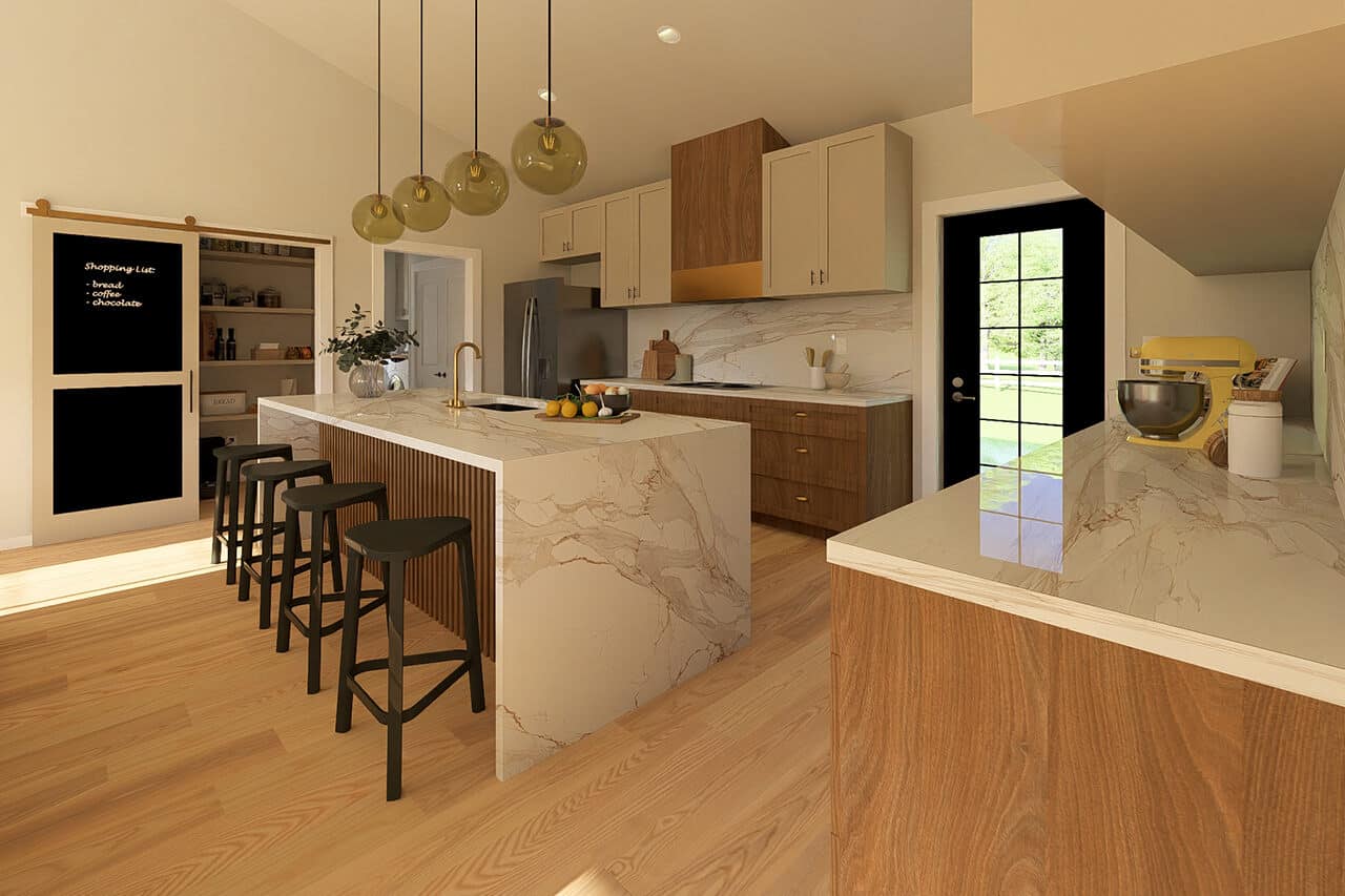 Kitchen: Kitchen Island of this 2-Bedroom,1188 Sq Ft Plan -177-1084