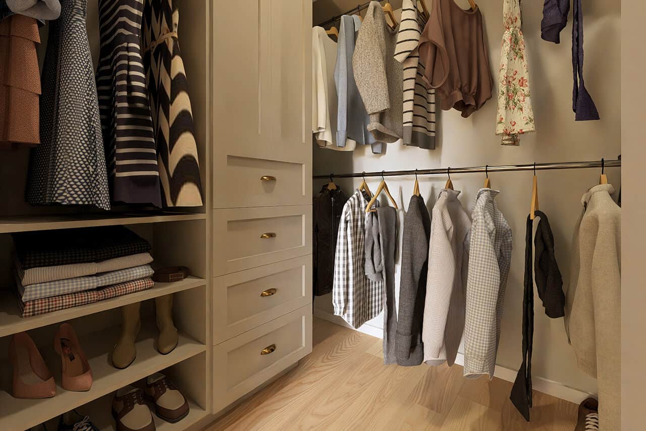 Master Bedroom: Closet of this 2-Bedroom,1188 Sq Ft Plan -177-1084