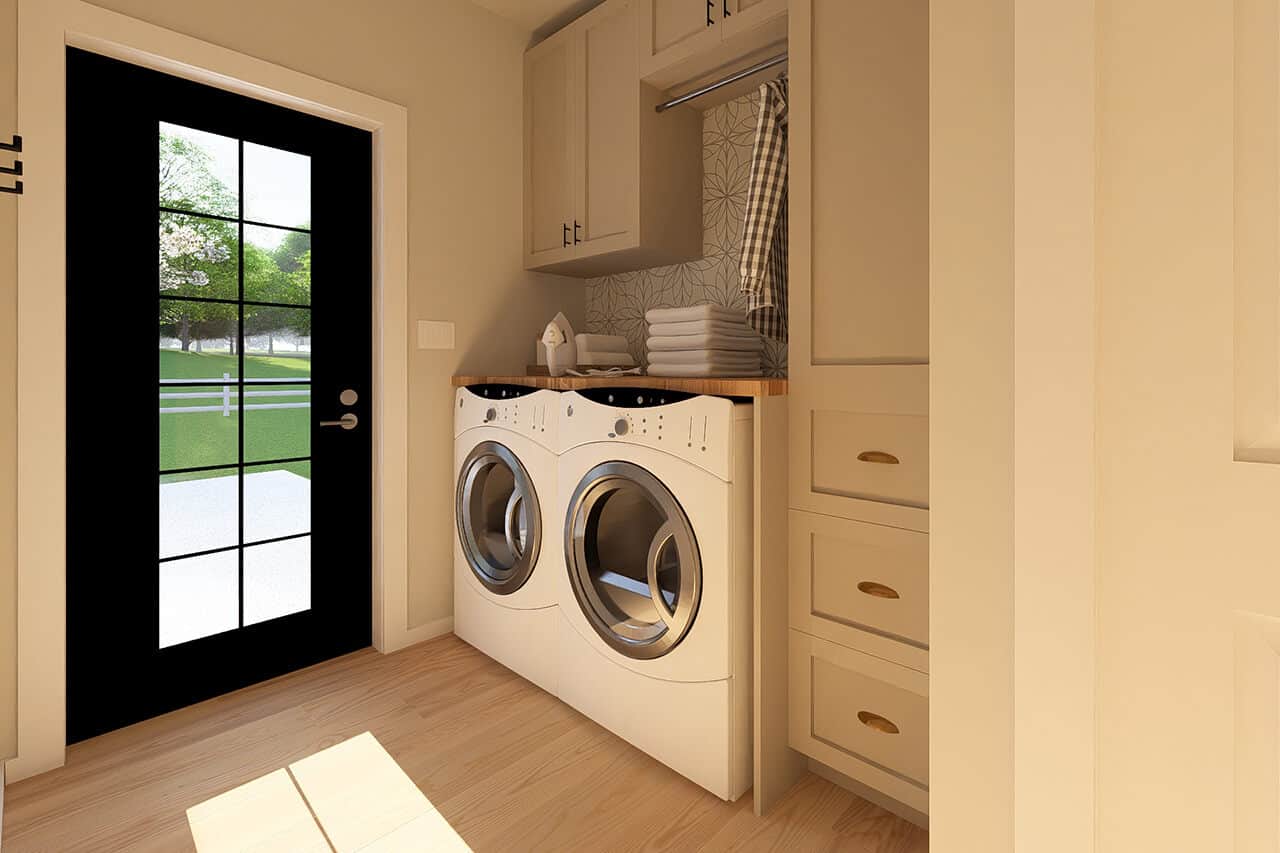 Mudroom of this 2-Bedroom,1188 Sq Ft Plan -177-1084