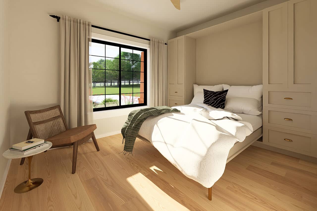 Home Office of this 2-Bedroom,1188 Sq Ft Plan -177-1084