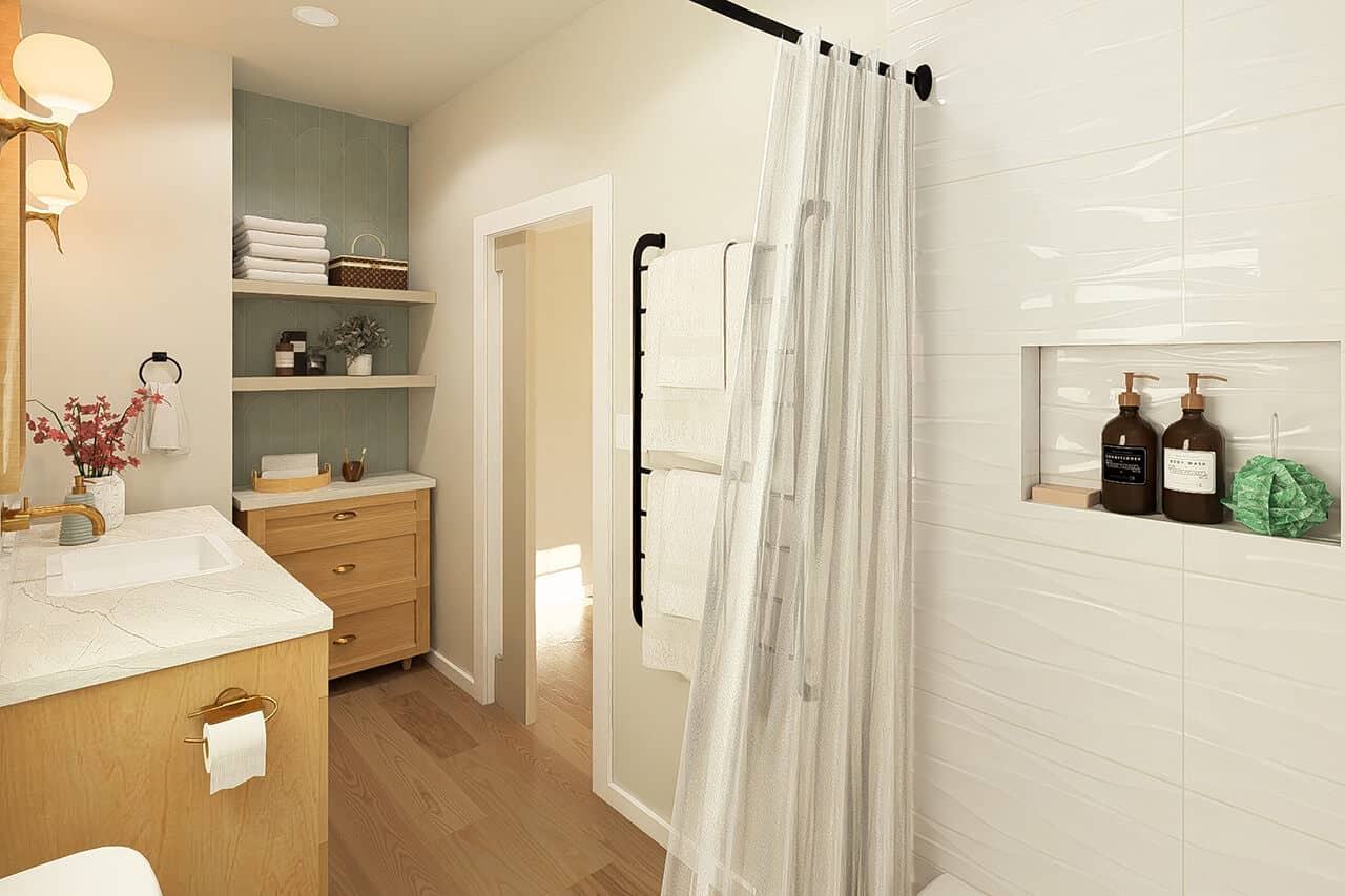 Bathroom of this 3-Bedroom,1856 Sq Ft Plan -177-1085
