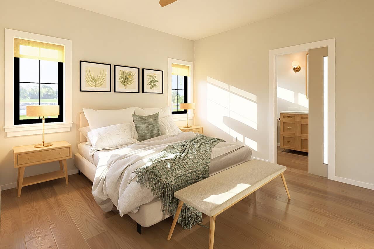 Bedroom of this 3-Bedroom,1856 Sq Ft Plan -177-1085