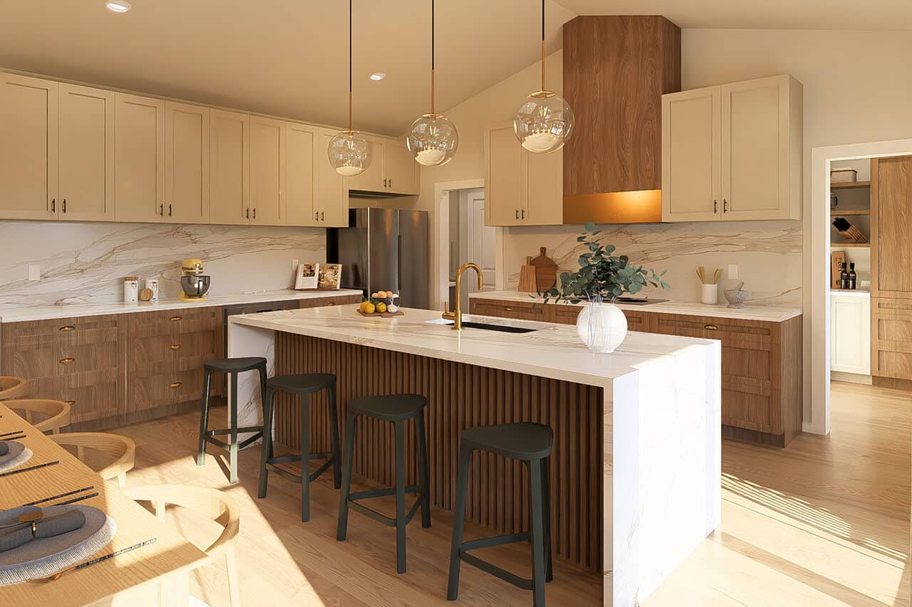 Kitchen: Kitchen Island of this 3-Bedroom,1856 Sq Ft Plan -177-1085