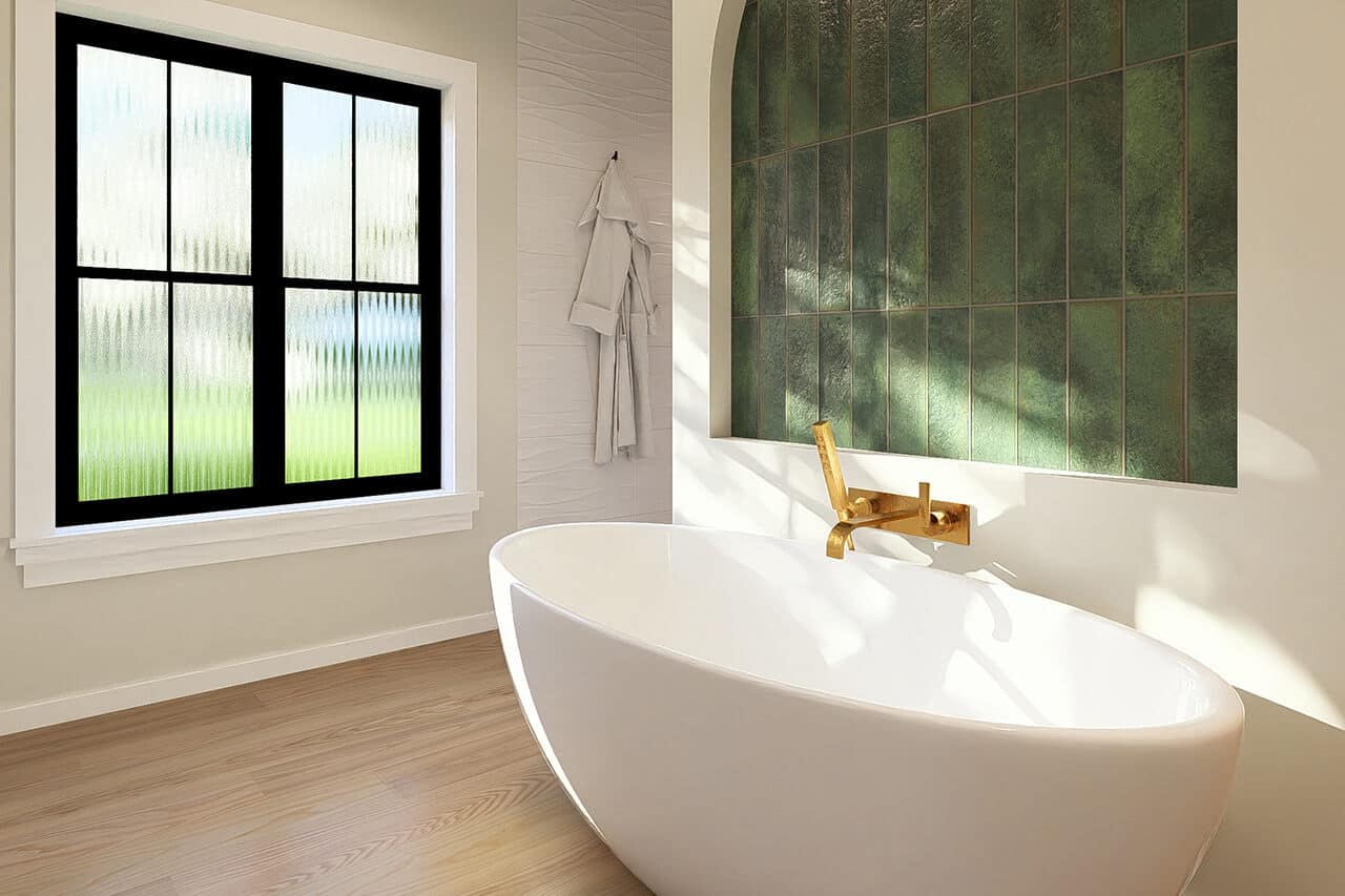 Master Bathroom: Tub of this 3-Bedroom,1856 Sq Ft Plan -177-1085