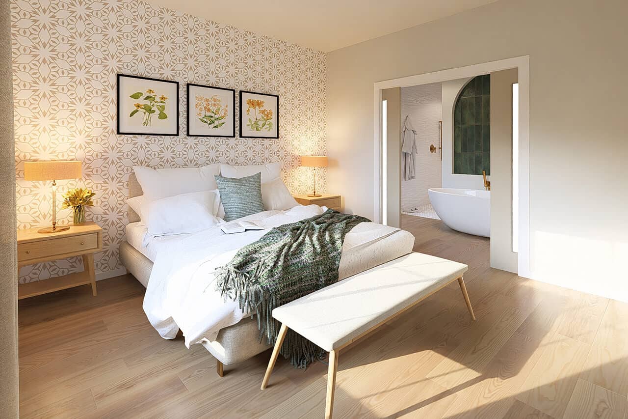 Master Bedroom of this 3-Bedroom,1856 Sq Ft Plan -177-1085