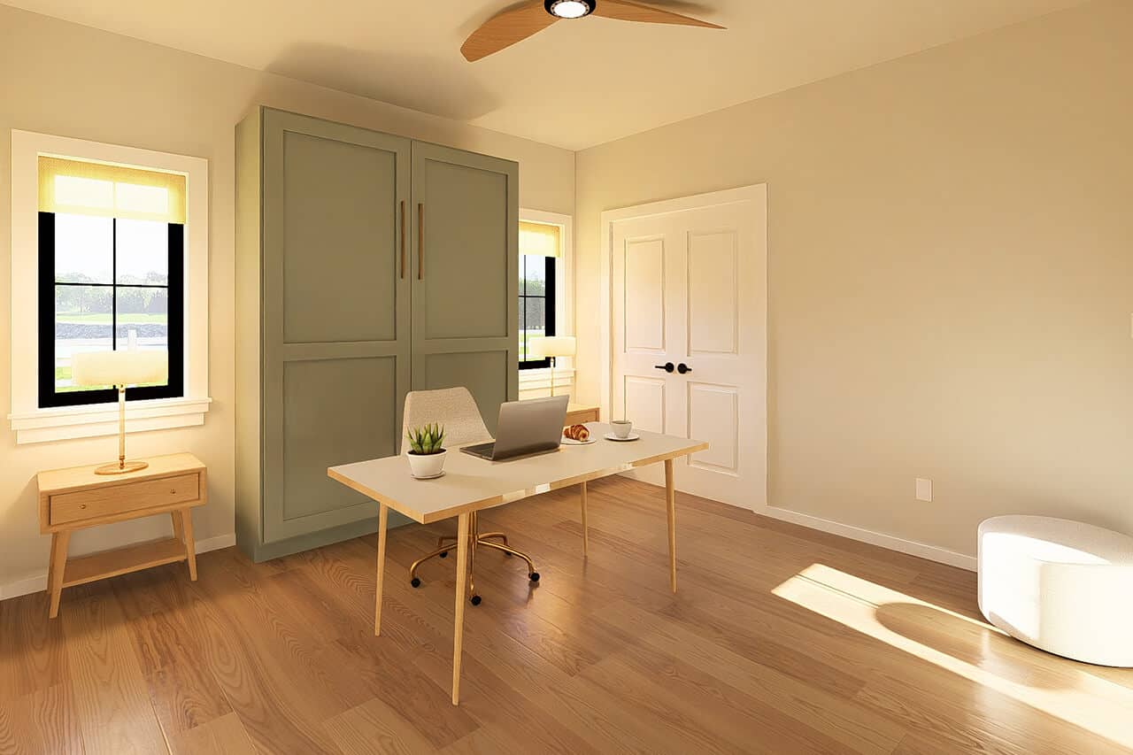 Home Office of this 3-Bedroom,1856 Sq Ft Plan -177-1085