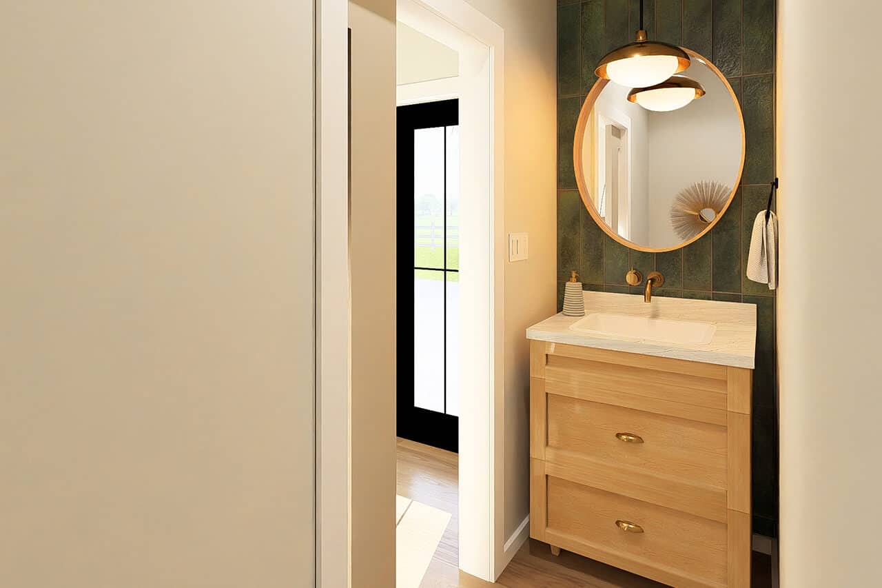 Powder Room of this 3-Bedroom,1856 Sq Ft Plan -177-1085