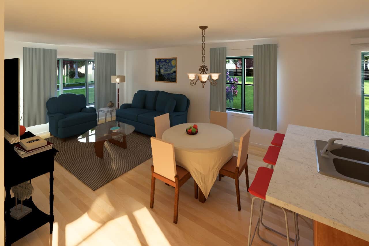 Dining Room of this 4-Bedroom,2160 Sq Ft Plan -177-1088