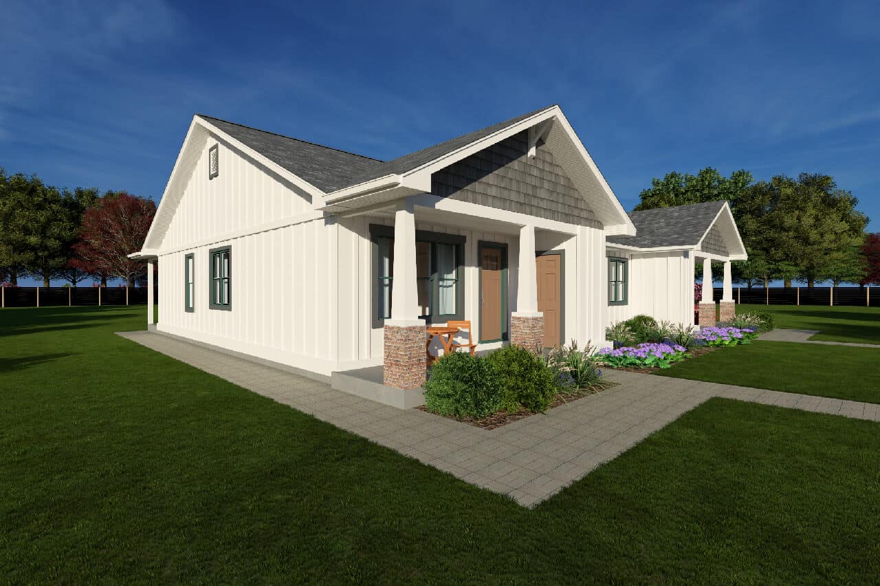 Left Side View of this 4-Bedroom,2160 Sq Ft Plan -177-1088