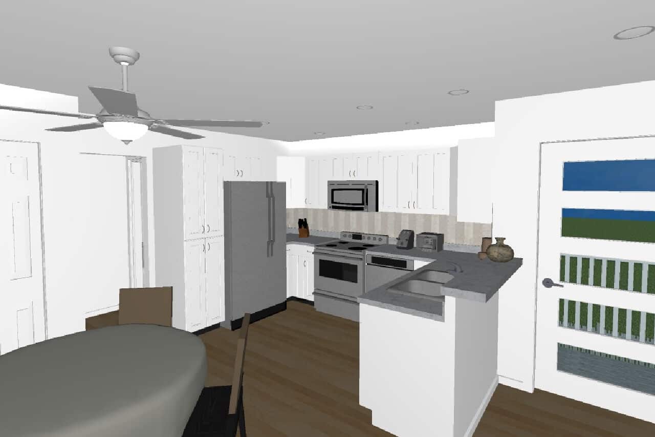 Kitchen of this 4-Bedroom,1778 Sq Ft Plan -177-1089