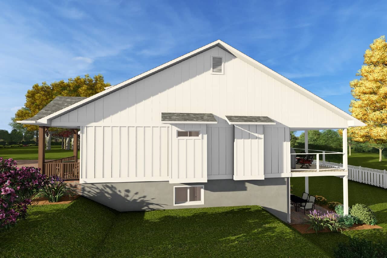 Right Side View of this 4-Bedroom,1752 Sq Ft Plan -177-1090