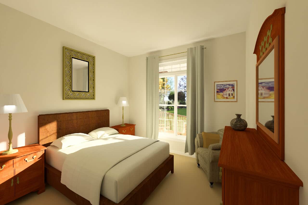 Bedroom of this 4-Bedroom,1752 Sq Ft Plan -177-1090