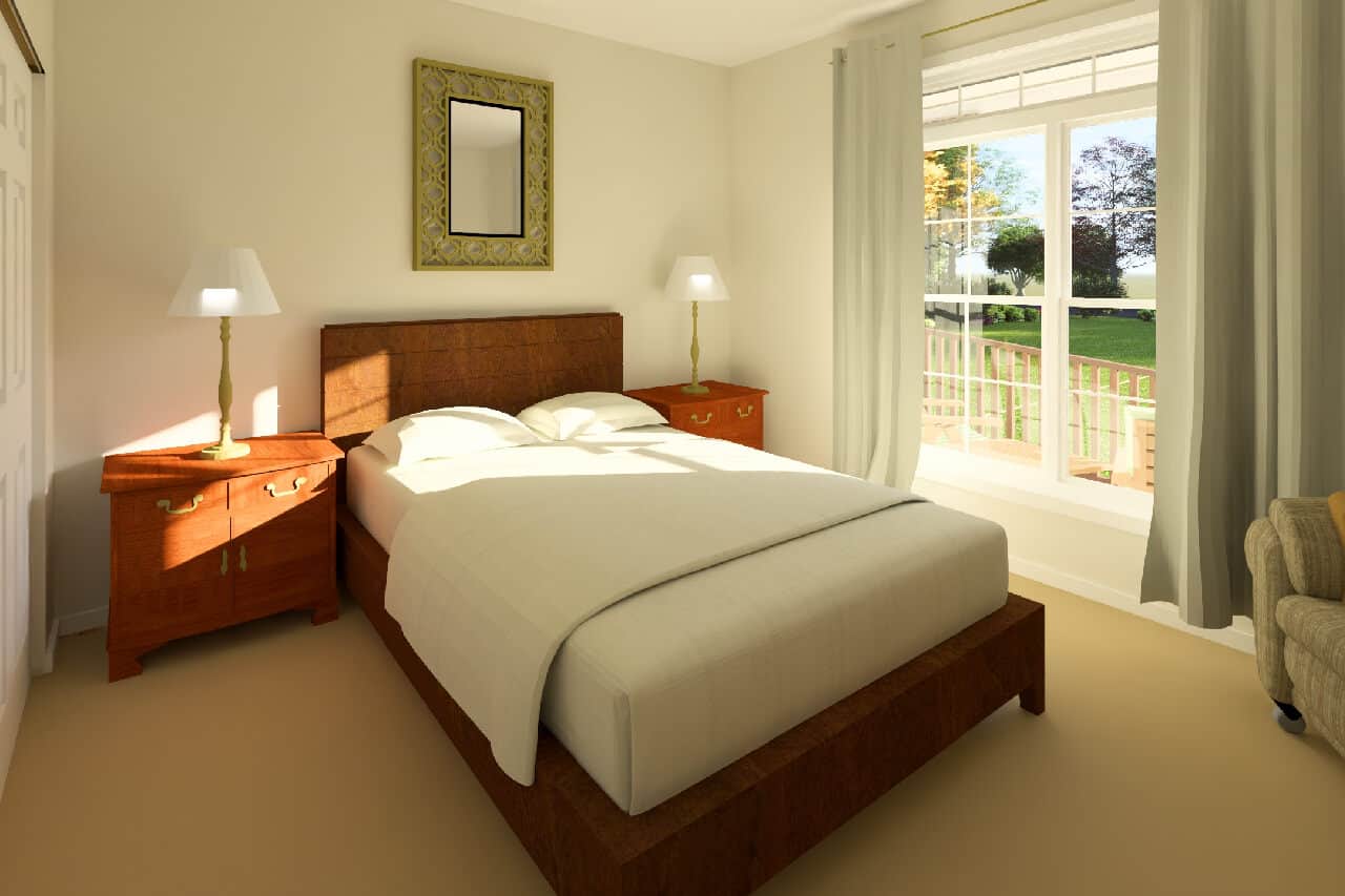 Bedroom of this 4-Bedroom,1752 Sq Ft Plan -177-1090
