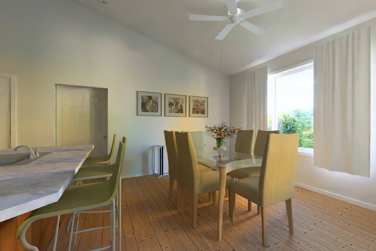 Dining Room of this 4-Bedroom,1752 Sq Ft Plan -177-1090