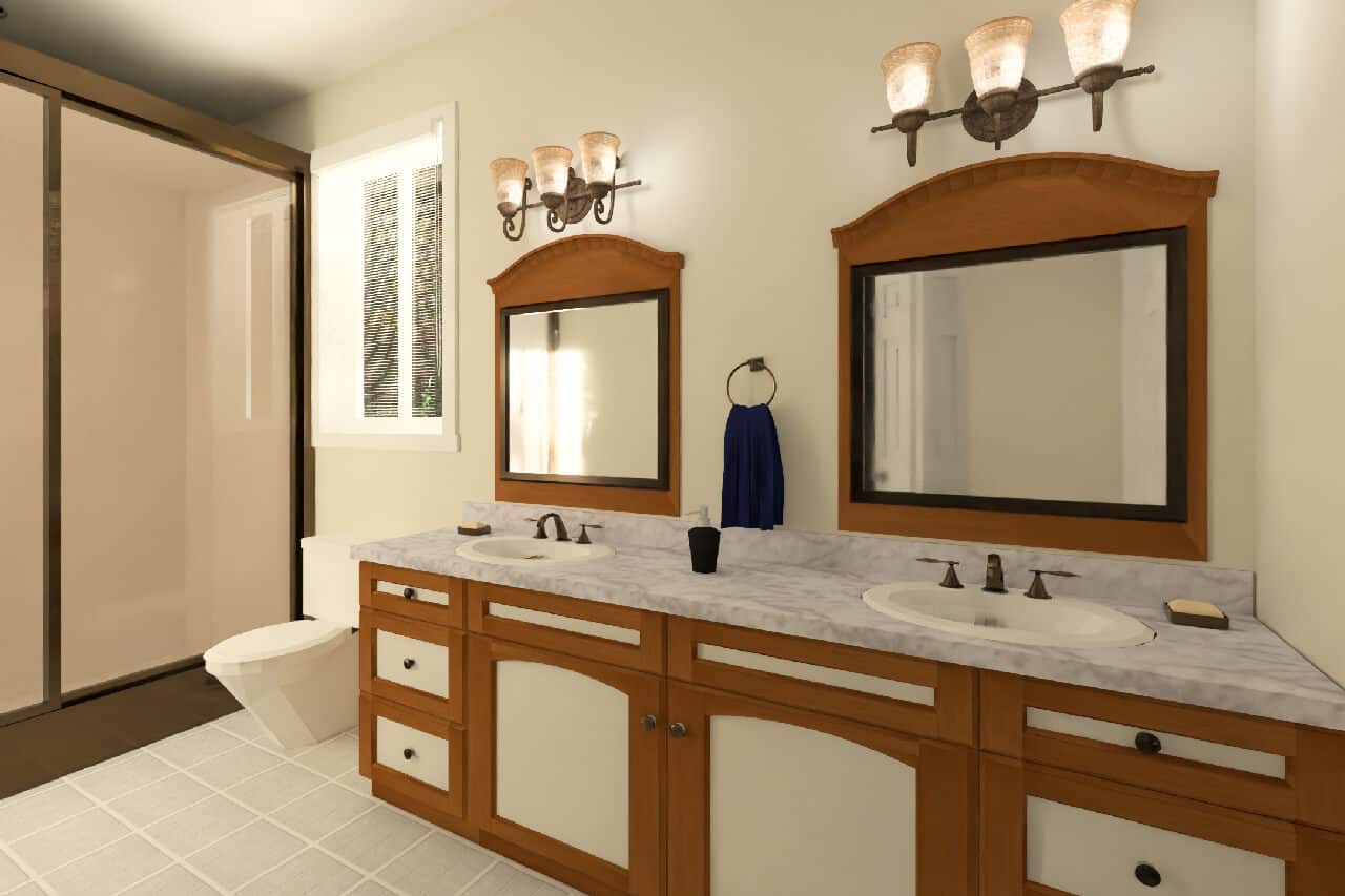 Master Bathroom: Sink/Vanity of this 4-Bedroom,1752 Sq Ft Plan -177-1090