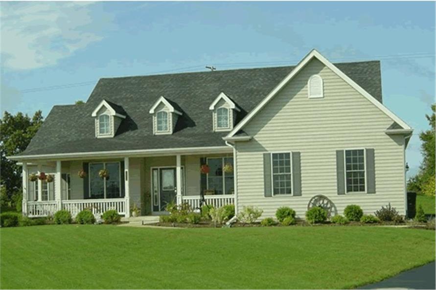 3-Bedroom, 2126 Sq Ft Country Home Plan - 178-1003 - Main Exterior
