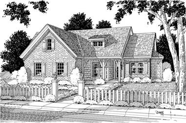 4-Bedroom, 1694 Sq Ft Small House Plans - 178-1010 - Main Exterior
