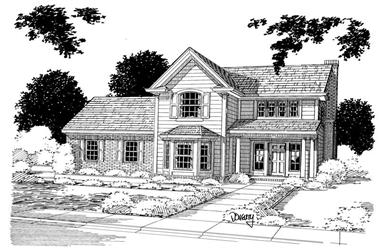 3-Bedroom, 1689 Sq Ft Country Home Plan - 178-1037 - Main Exterior