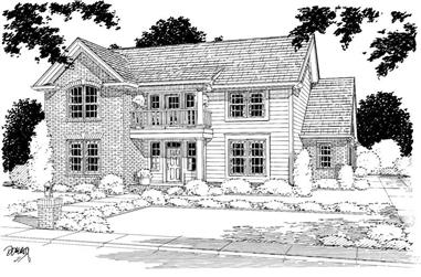 3-Bedroom, 2192 Sq Ft Country Home Plan - 178-1040 - Main Exterior