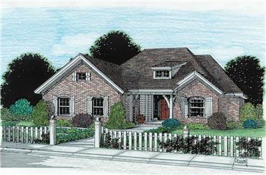 3-Bedroom, 1541 Sq Ft Small House Plans - 178-1049 - Main Exterior