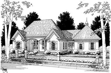 3-Bedroom, 1776 Sq Ft Small House Plans - 178-1065 - Main Exterior